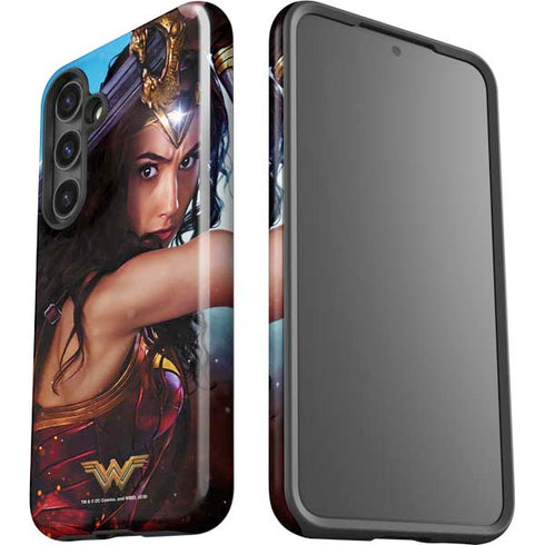 DC Comics Wonder Woman Battle Ready Poster Galaxy S25 Impact Case